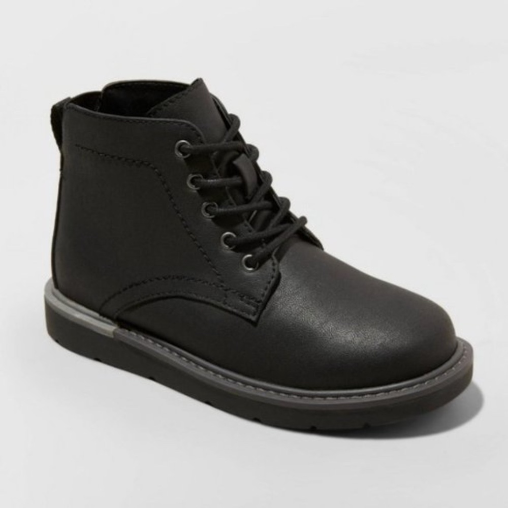 Cat & Jack Boys Black Miller Boots